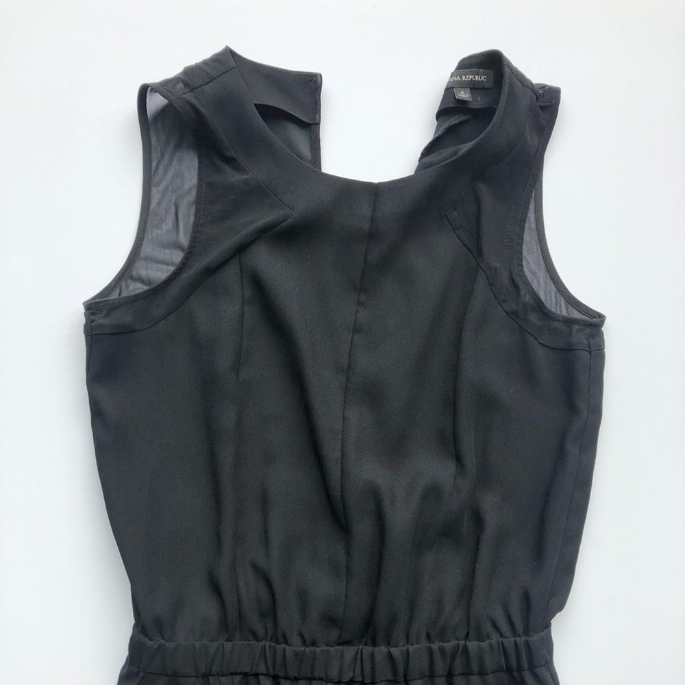Banana Republic Size 6 Jumpsuit Black